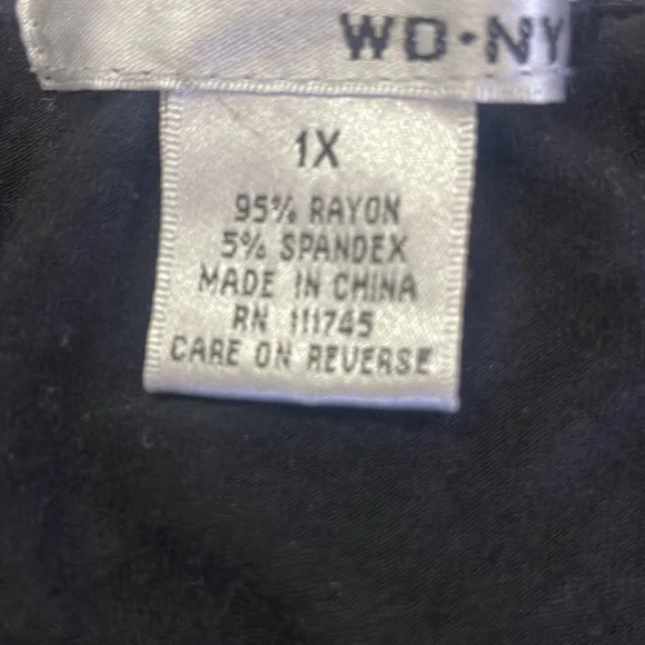 WD-NY Tie Dye Dress Knit Size 1X - Picture 5 of 6